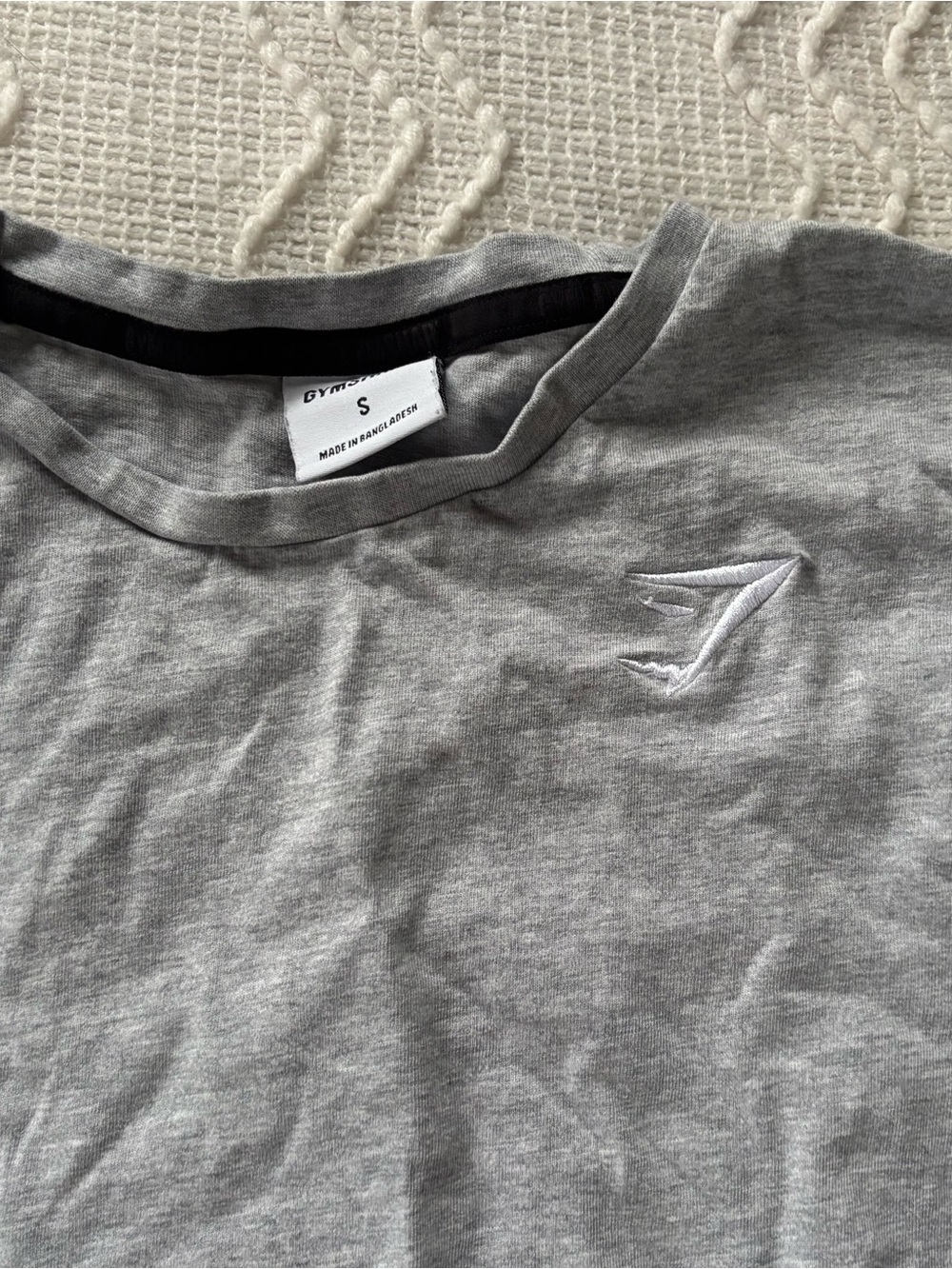 Gymshark Gray Tee - Picture 2 of 3
